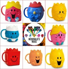 McDonalds Happy Meal Toy 2020 Mr Men Little Miss Plastic Cups Beakers - Various