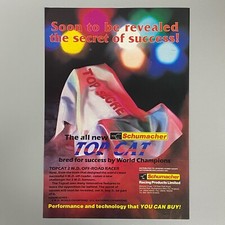 SCHUMACHER TOP CAT 2 WD RADIO CONTROLLED CAR RC 1988 VINTAGE RETRO ADVERT