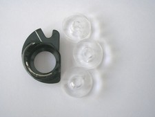 SINGER SEWING MACHINE APOLLO BOBBIN CASE AND 3 BOBBINS FOR SOME 400 & 500 SERIES