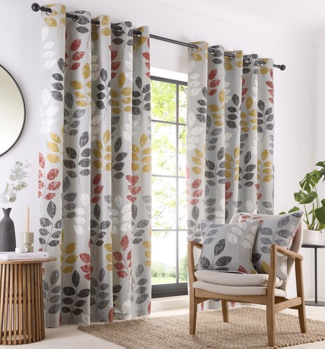 Lined curtains eyelet ring top