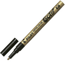 Pilot Super Color Marker Pen Metallic Paint Pens - Assorted Sizes and Colours