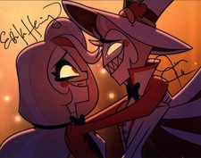 Hazbin hotel 11x14 signed - hazbin,