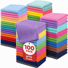 100X FACE CLOTHS TOWELS 100%
