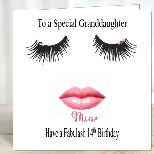 Personalised birthday card - personalised,