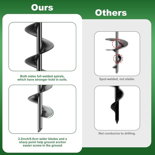 4pcs ground anchors - heavy, duty