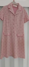 Crimplene Dress Vintage 60s, Size 14/16