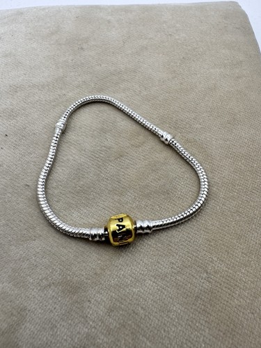 Pandora bracelet with gold - pandora,
