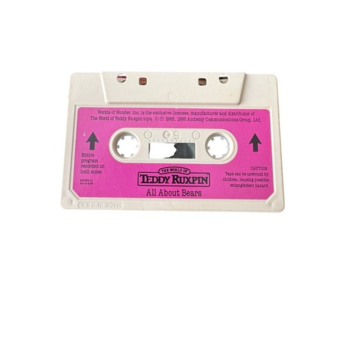 Vintage teddy ruxpin all - ruxpin, about