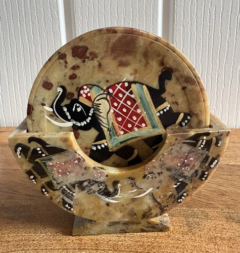 Vintage hand carved painted - carved,