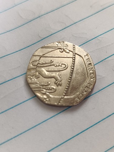 Undated 20p coin from - , 2008
