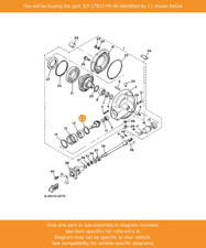 YAMAHA Shim, Thrust (0.30t)