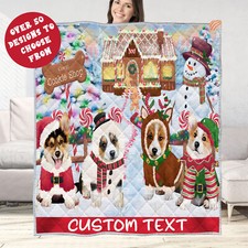 Corgi Quilt Dog Bedding