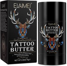 AFTERCARE TATTOO BUTTER Enhances Colors OLD & NEW TATTOO Heals and Protects Balm