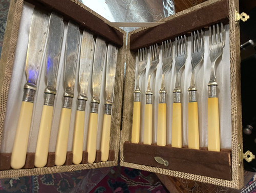 Antique epns english cutlery - antique,