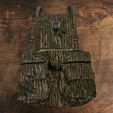 Vintage 10X Realtree Camo NWTF Turkey Hunting Vest Size Large Outdoors Utility