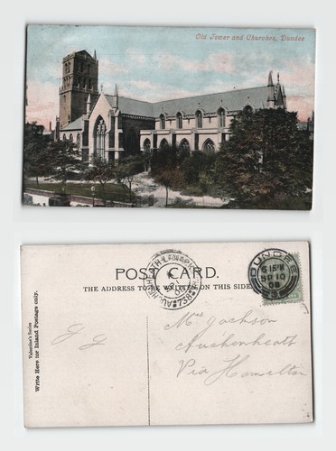Postcard old tower and - -,