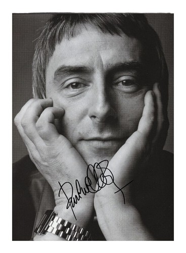 Paul weller autographed - weller,