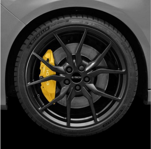 Yellow brake caliper - yellow,