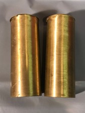2 x Vintage  Brass Cased