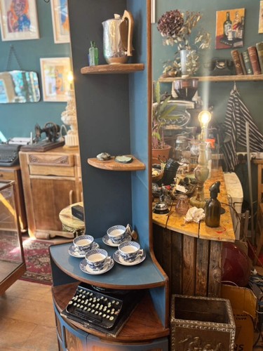 Mid century blue nathan - mid,
