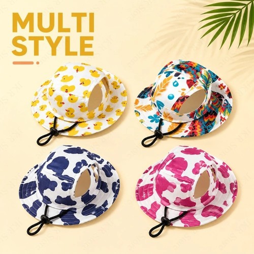 Adjustable dog hat cute - dog,
