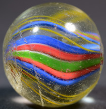 Divided Core German Handmade Antique Marble Aventurine & Rich Opaques 20mm 25/32