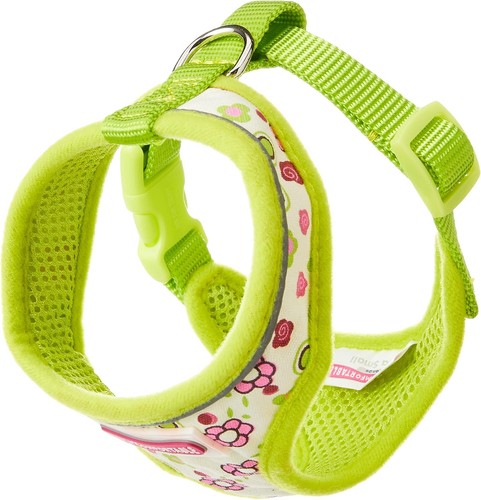 Ancol lime flowers dog harness - ancol,