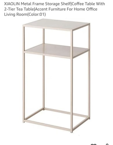 Metal frame tier - 2-tier, storage