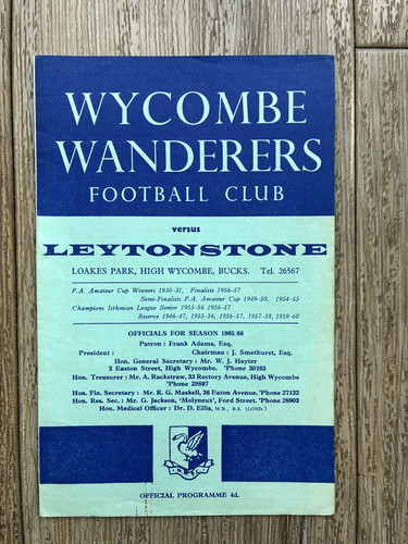 Wycombe wanderers - wycombe,