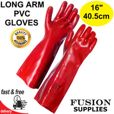 LONG ARM PVC GLOVES.RUBBER
