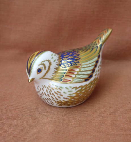 Royal crown derby firecrest - crown, "firecrest"