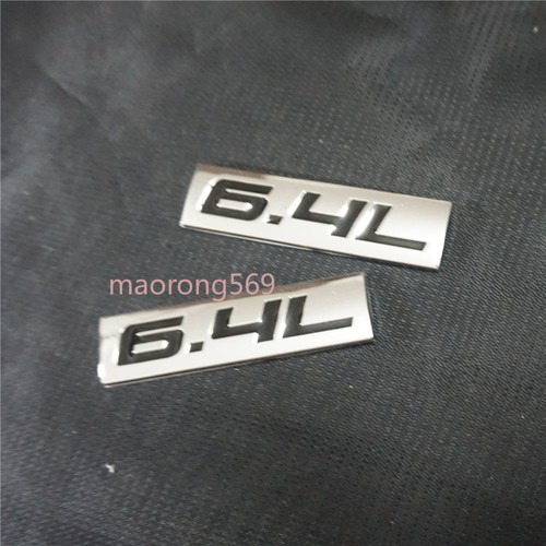 Silver chrome black - silver, 6.4l