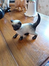 Antique Sylvac Little Siamese Kitten Figurine