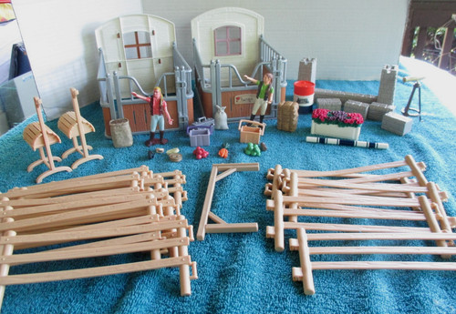Schleich horse stable fence - schleich,