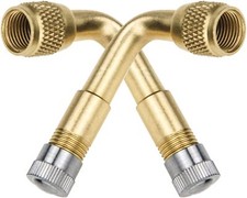 2Pc 90 Degree Angle Tyre Valve Extension Adaptor Motorcycle Motorbike Car Bike