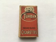 C1920s ERA B.MORRIS&SONS LTD TURBAN INDIAN BLEND 10 FOR 2d&1/2d CIGARETTE PACKET