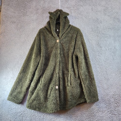 Women cozy fleece hoodie - fleece,