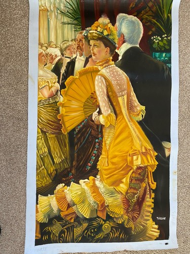 Large vibrant oil - painting, on