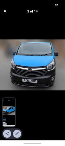 Vauxhall vivaro camper van - vivaro, no