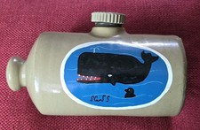 Steve Camps 'Scamps' - Original Painting - Whale on Stoneware Hot Water Bottle.