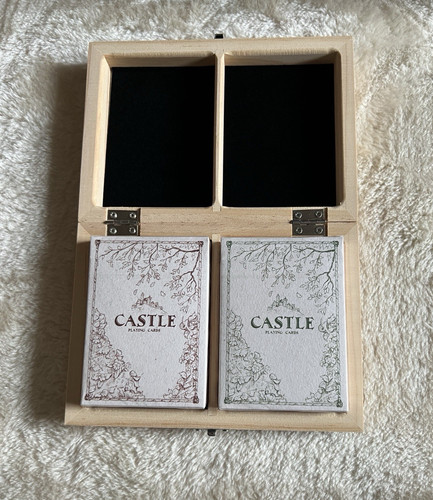 Medieval castle playing cards - medieval,