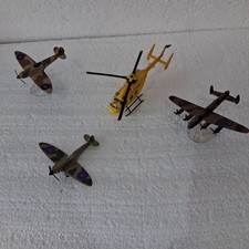 4 X Diecast Aeroplanes And