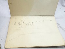 ANTIQUE 1910 TRAVEL SKETCHBOOK
