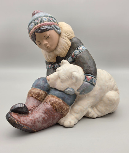 Figurine lladro eskimo - figurine,