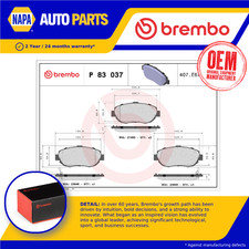 Brake Pads Set fits TOYOTA