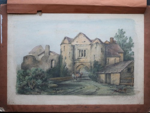 Antique watercolour - ,