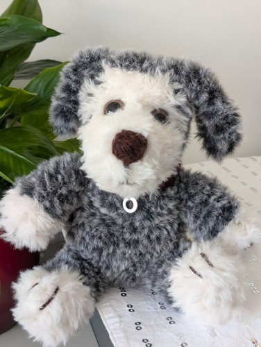 Hand knitted fluffy - , dog