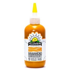 Yellowbird Habanero Condiment 9.8oz Chilli Pepper Citrus Carrot Hot Chili Sauce