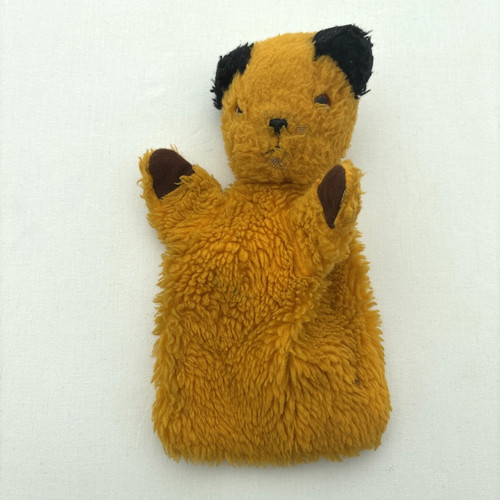 Sooty vintage hand puppet - hand,