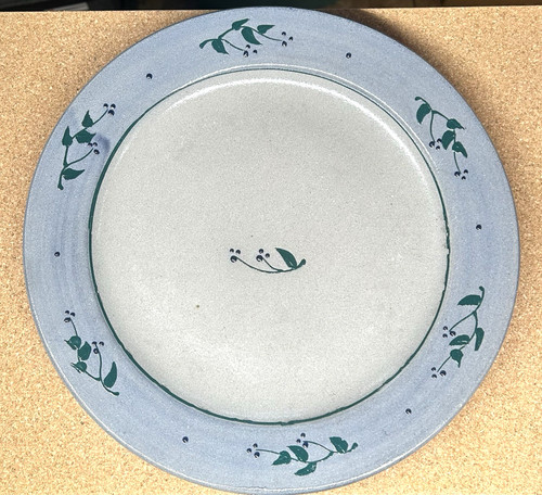 Salt glazed dinner plate - salt,